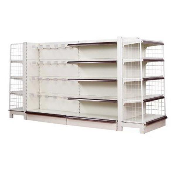 Supermarket Wire Mesh Display Rack Shelving Wire Mesh Display Shelves For Retail
