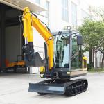 Diesel Engine Orchard Digging Trenches 3ton Customized Mini Garden Excavator