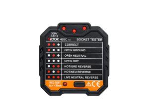 China Plastic Socket Tester VICTOR Digital Multimeter EU US Plug Breaker on sale