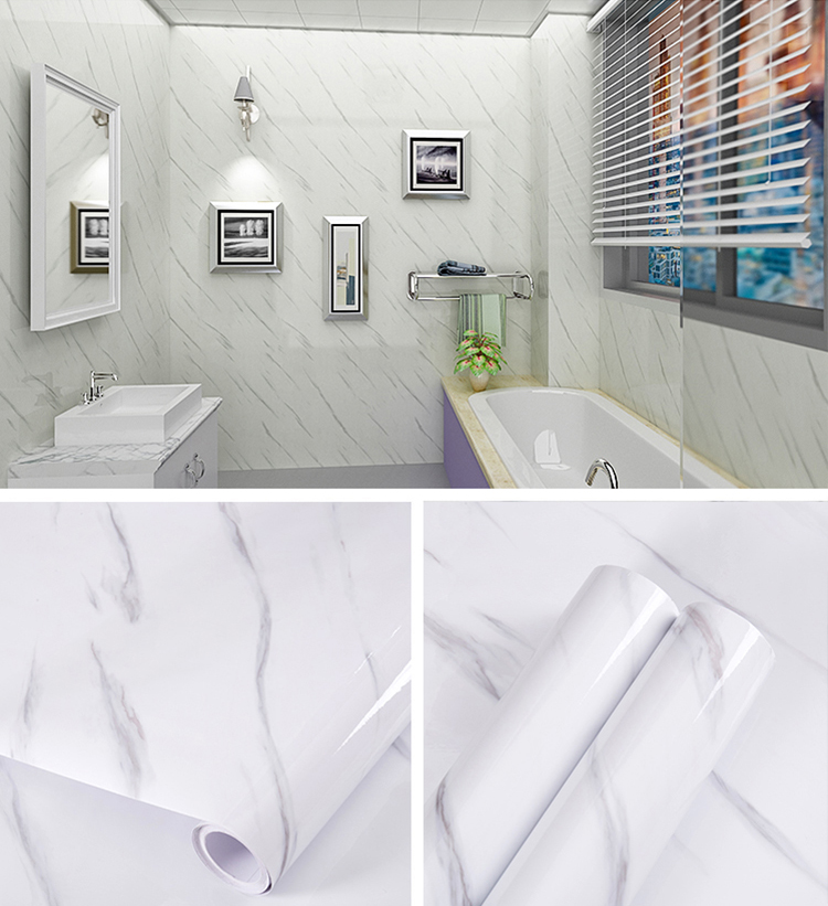 Entertainment 3D Bathroom Wallpapers Self Adhesive Roll Wallpaper for Home Decoration