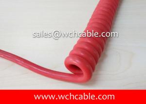 China UL20353 Gas Resistant TPU Sheathed Spiral Cable factory
