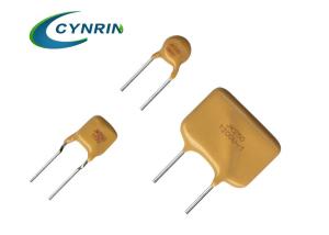 China Radial Leaded Series PTC Thermal Fuse , Resettable Automotive Fuse 250V 0.02A-2A factory