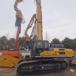 China 10M Excavator Mounted Pile Driver In Hard Soil Condition factory