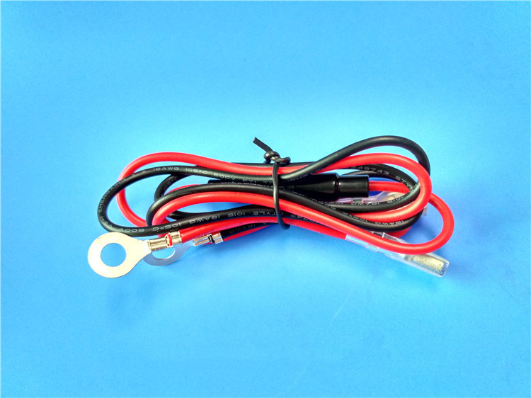 Industrial 60cm 2pin Power Supply Extension Cable With Fuse
