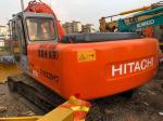 Red Hitachi EX200-5 Excavator 20 Tons Isuzu Engine 3293 Working Hours 90%