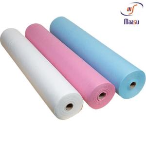 China Hospital Surgical Colorful PP Non Woven Fabric Roll 10gsm factory