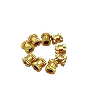 China Copper CNC Nuts Titanium Brass Adapter Turning Parts Machining Service factory