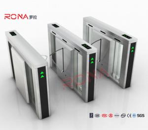 China Fingerprint Flap Barrier Turnstile Half Height Security 304 Stainless Steel factory