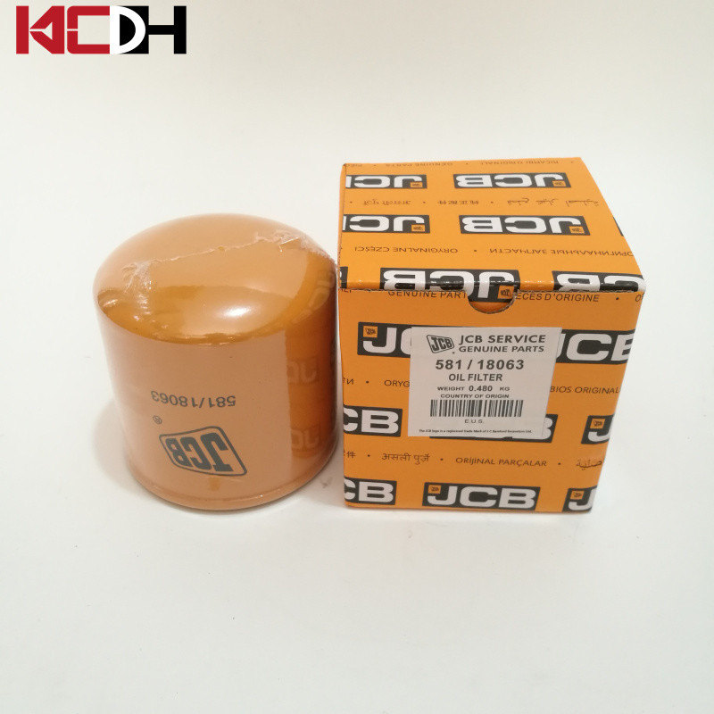 Jcb Excavator Engine Parts Excavator Loader Gearbox Oil Filter 581-18063