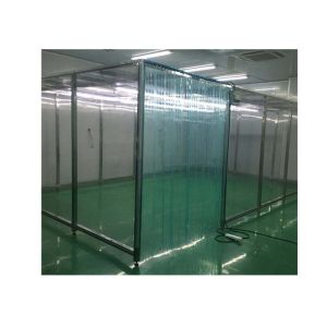 Portable Clean Booth Softwall Clean Room Aluminum Frame Low Noise