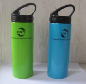 China stainless steel drink bottle with straw factory