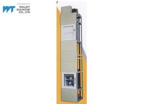 China 380V Main Power Food Dumbwaiter Lift , Water / Oil Proof Buttons Kitchen Food Lift factory