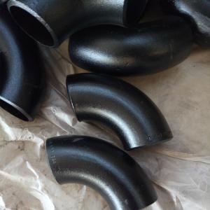 China Astm A105 Cs Elbow Long Radius 90 Degree Bend B16.9 Black factory