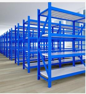 China Customized 4 Layers Metal Warehouse Heavy Duty Pallet Shelves Racking Systems Cold Rolled Steel Supermarket Storage Rack factory