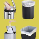 Customized Material Size Commercial Garbage Bags Square Bottom From Fast