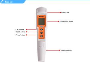 China High Accuracy Pen Type Ortable Digital PH Meter For Water , 20*27mm Size factory