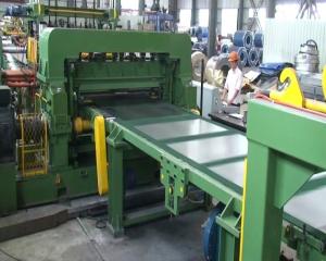China Flying Rotary Shear Cut To Length Line / Ss Steel Plate Shearing Machine factory