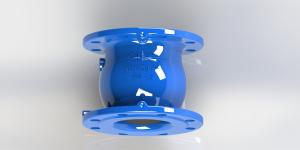 China Water Hammer Prevention Quick Close Low Head Loss Non Slam Check Valve factory