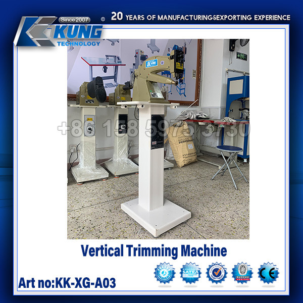 China Customized Vertical Shoe Trimming Machine 1 Year Warranty factory