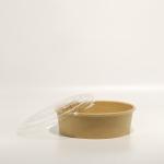 Pantone CMYK Colour Paper Packaging Box Take Out Containers Round Cardboard Food
