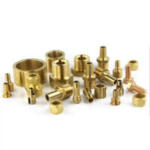 China Polishing Brass CNC Machined Parts Electronic Components factory