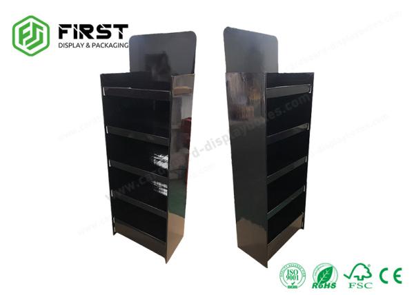 Customized Logo Retail Point Of Sales Cardboard Floor Display Stand POP Paper