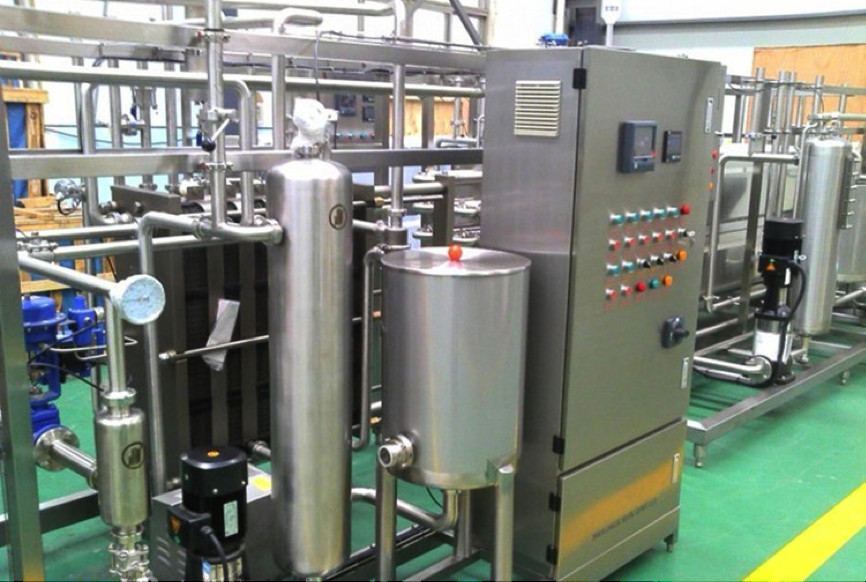 China 3000W 20000LPH UHT Sterilization Machine For Milk factory