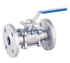 3-PC stainless steel flange ball valves full port ISO-DIRECT MOUNING PAD ss304
