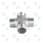 Stainless steel equal diameter four way elbow, high-pressure resistant cross