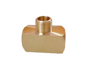 China 1/4NPT Male * 1/4NP Male * 1/4NPT Female Brass T Fitting factory