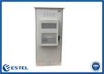 IP55 Galvanized Steel 39U Outdoor Telecom Cabinet Single Wall 1.2mm Thickness