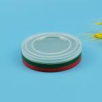 83mm Flat Paper LDPE Cylinder Tube PE Plastic Lids