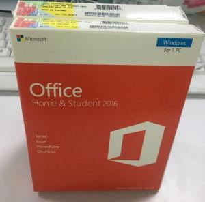 China Wholesale price Full Package Retail Box Version Windows Microsoft Office 2016 Home And Student office 2016 HS on sale