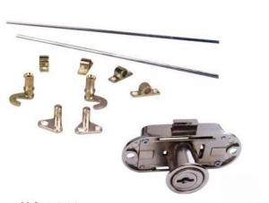 China Antique Rotating Bar Lock factory