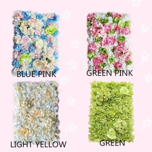 China Simulation Flower wall wedding activities background wedding decoration Flower Wall factory