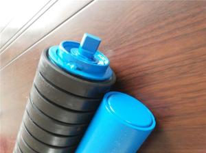 China AFNOR Standard Conveyor Impact Roller 102mm Oil Resistant Impact Idlers factory