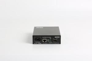 China Grey Single Mode DC48V Fiber Media Converter With CCC Certification factory