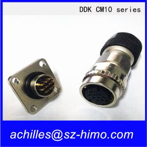 China wholesale industrial machine connector DDK CM10 10pin male and female waterproof connector factory