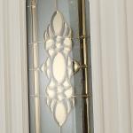 Composite Finished Interior Wooden Glass Doors Eco Friendly SGS Approved