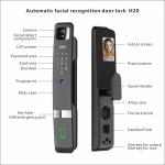 3D Face ID Door Lock Aluminum Alloy Smart Door Lock Face Recognition