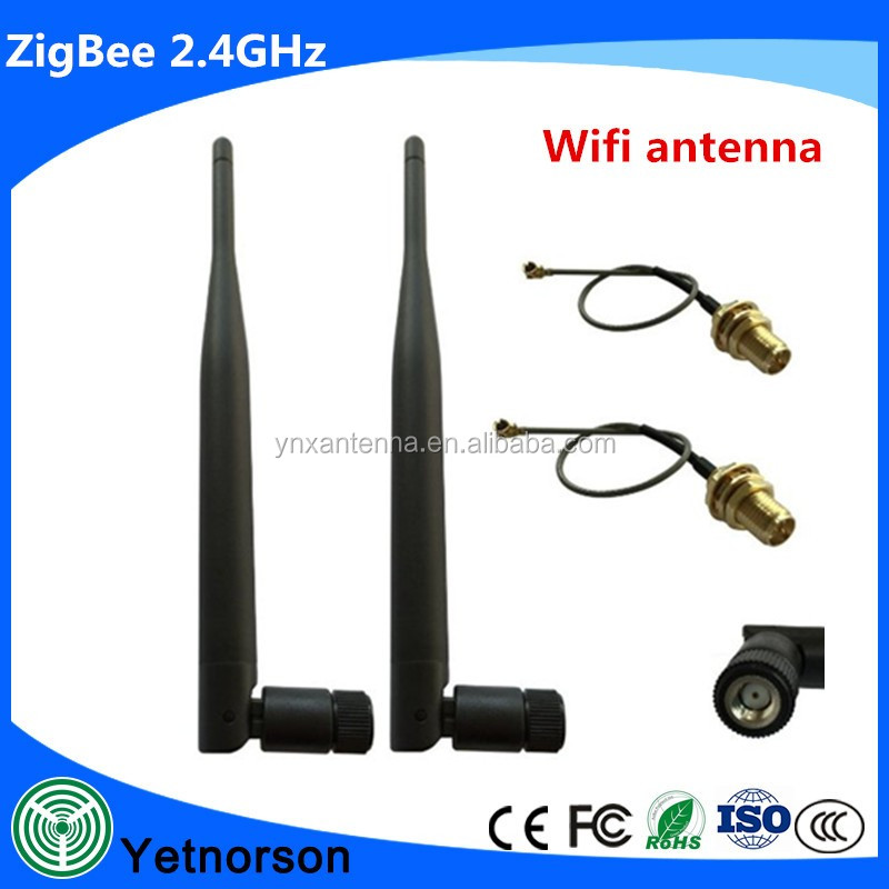 Long Distance Range 2km WiFi Antenna with 5dB Gain and 50Ω Input Impedance