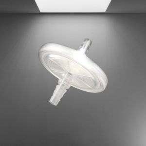 China 50mm Bacterial Vent Filter Inline Hydrophobic Filter With Hose Barb Inlet on sale