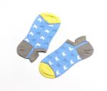 Anti Odor Sweat Absorption Ankle Socks Anti Skid With Embroidery Logo
