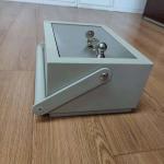 Plastic Sprayed Surface SUS304 Door Safe Deposit Box Acid Washed
