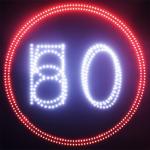 EN12966 SMD LED VMS Speed Limit Signs For Highway Road Safety
