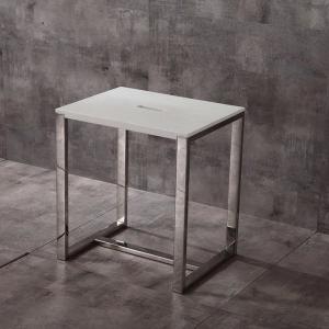 China Smooth Bathroom Shower Stool Portable Customized Shape And Color factory