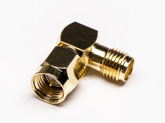 Copper Material RF Coaxial Connector SMA and Launch PCB Mount Wide Flange Gold Plating