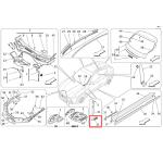 For Maserati Levante Red Left Right Side Fender Air Outlet Vent Cover Strip Kit