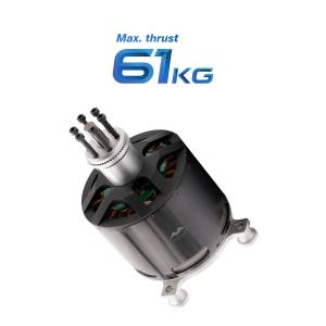 China 60kg Thsut Lightweight Brushless DC Motor 120100 For Paramotor factory