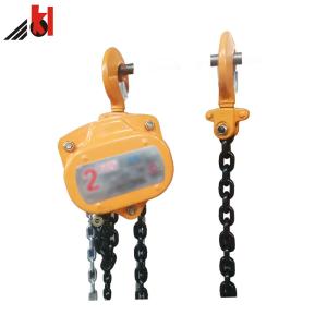 China Mine Galvanized Steel 2t Movable Lifting Chain Block factory